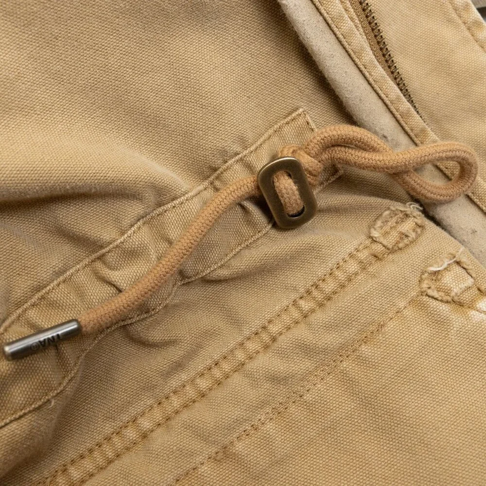 Aritzia TNA Jasper Field Jacket Relaxed Cotton Canvas Vintage Topaz Tan *Altered - Picture 14 of 16